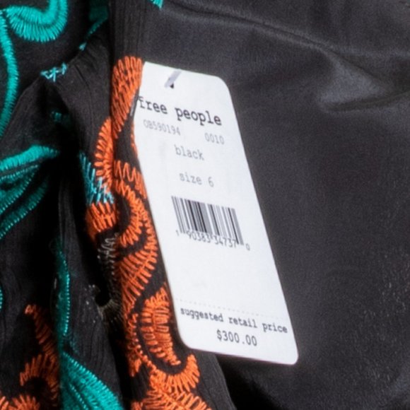 Free People Damask Embroidered Mini Dress - Picture 7 of 8